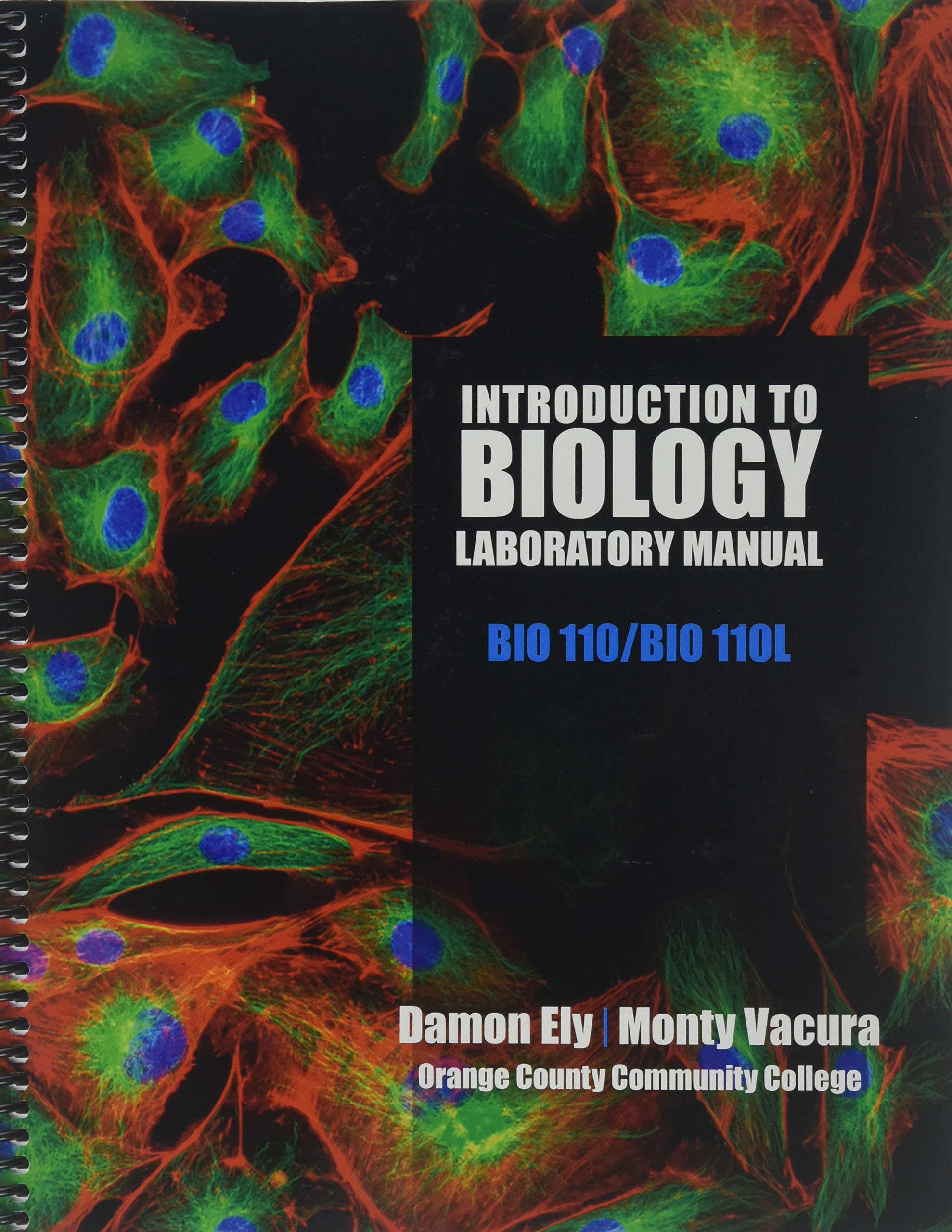 Cover of Introduction to Biology Laboratory Manual: BIO 110/BIO 110L