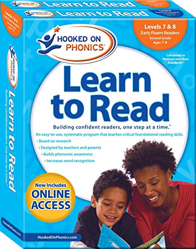 Cover of Hooked on Phonics Learn to Read - Levels 7&8 Complete: Early Fluent Readers (Second Grade Ages 7-8)