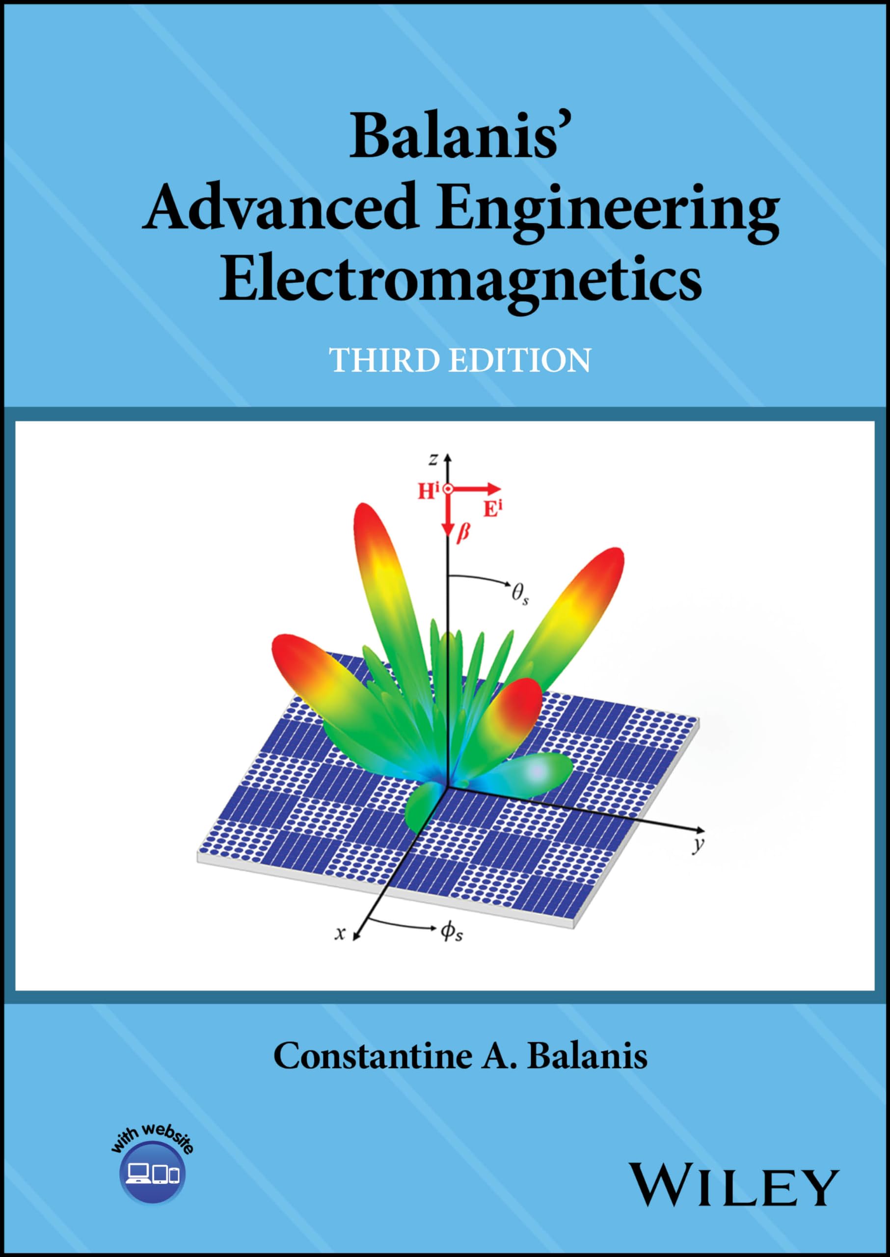 Cover of Balanis' Advanced Engineering Electromagnetics
