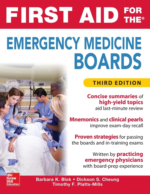 Cover of First Aid for the Emergency Medicine Boards Third Edition