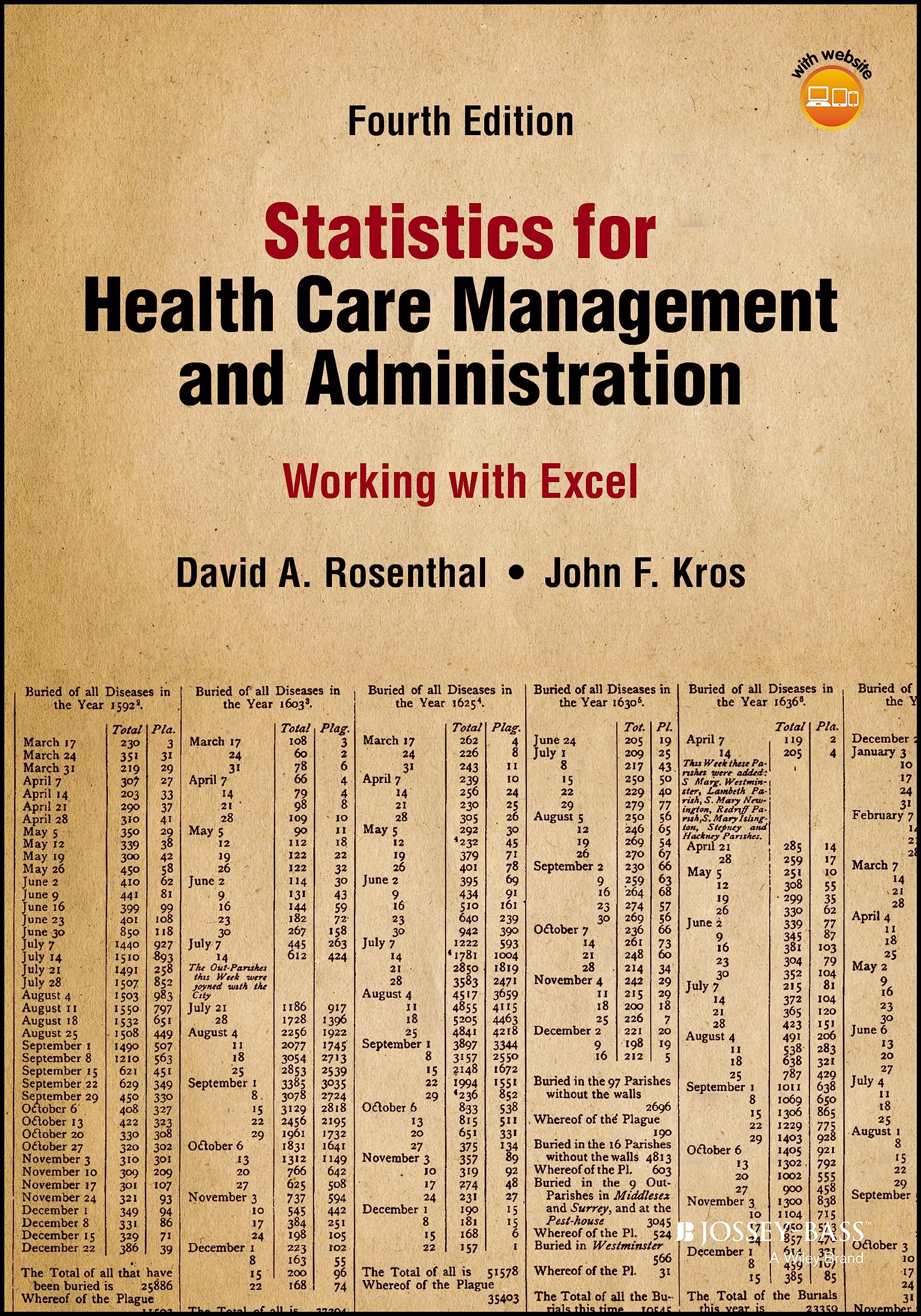 Cover of Statistics for Health Care Management and Administration: Working with Excel (Public Health/Epidemiology and Biostatistics)