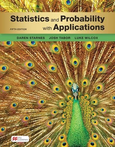 Cover of Statistics and Probability with Applications (High School)