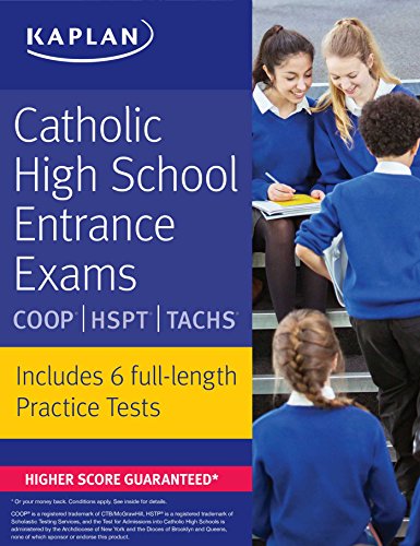 Cover of Catholic High School Entrance Exams: COOP * HSPT * TACHS (Kaplan Test Prep)