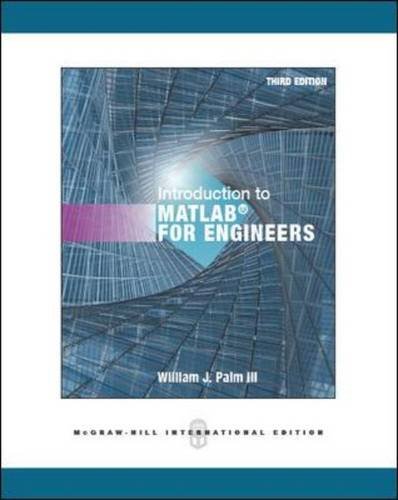 Cover of Introduction to MATLAB for Engineers