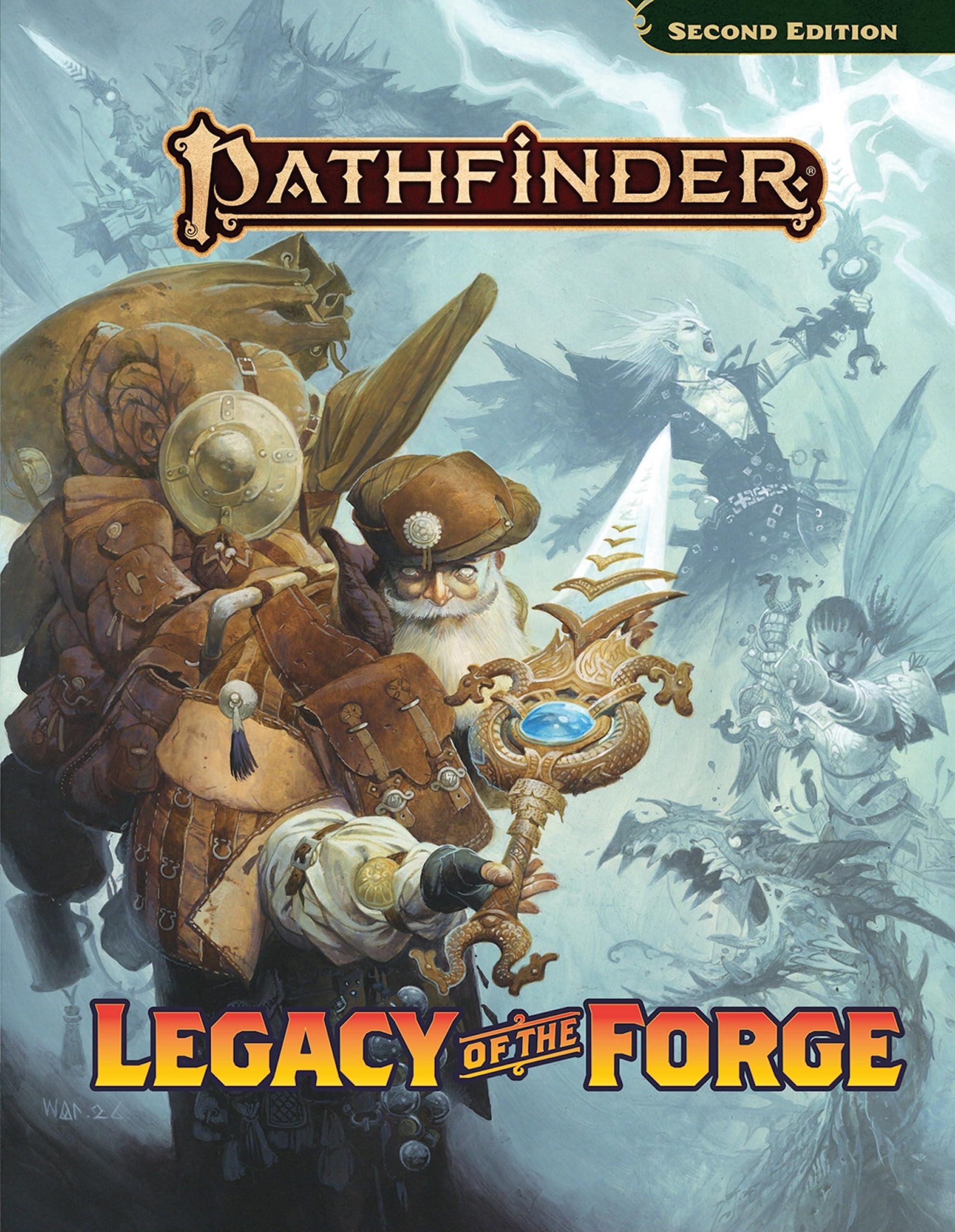 Cover of Pathfinder Legacy of the Forge (Pathfinder Second Edition Remaster Rulebooks)