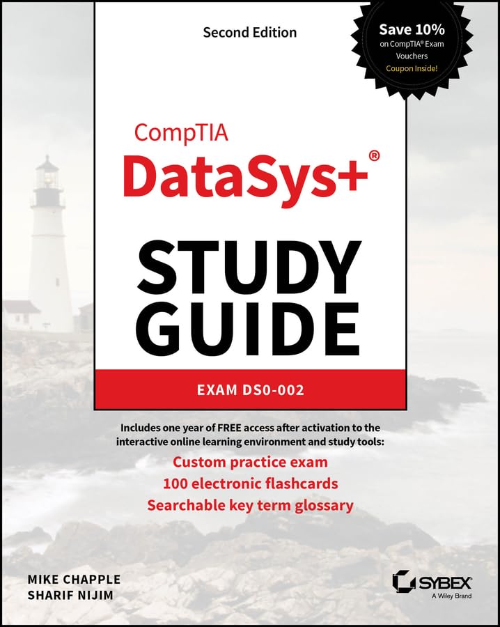 Cover of CompTIA DataSys+ Study Guide: Exam DS0-002 (Sybex Study Guide)