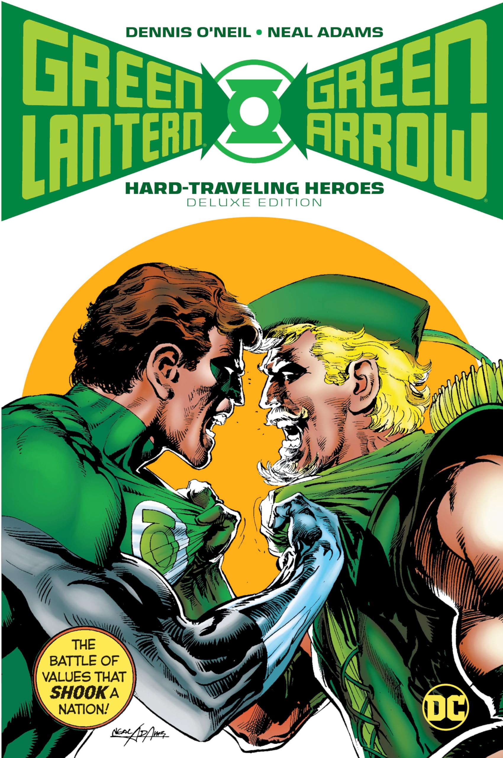Cover of Green Lantern/Green Arrow: Hard Travelin' Heroes Deluxe Edition