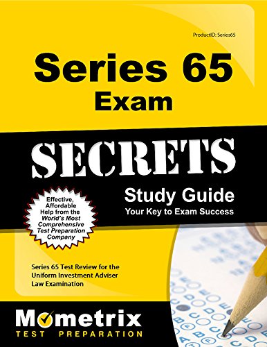 Cover of Series 65 Exam Secrets Study Guide: Series 65 Test Review for the Uniform Investment Adviser Law Examination