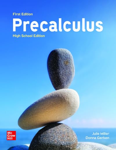 Cover of Miller, Precalculus High School Edition 1e 2024 Student Edition