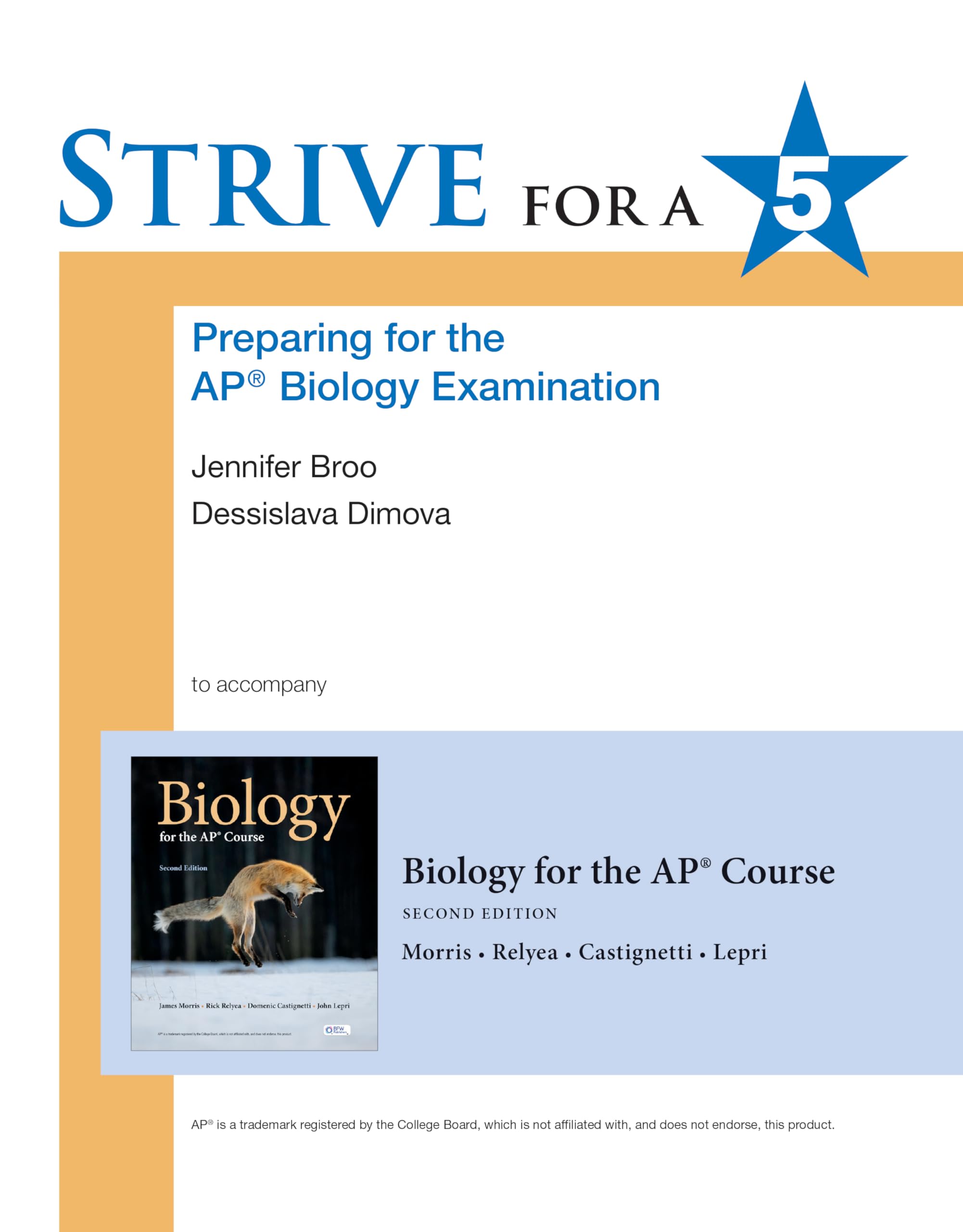 Cover of Strive for a 5 for Biology for the AP® Course