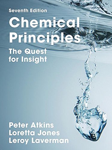 Cover of Chemical Principles: The Quest for Insight