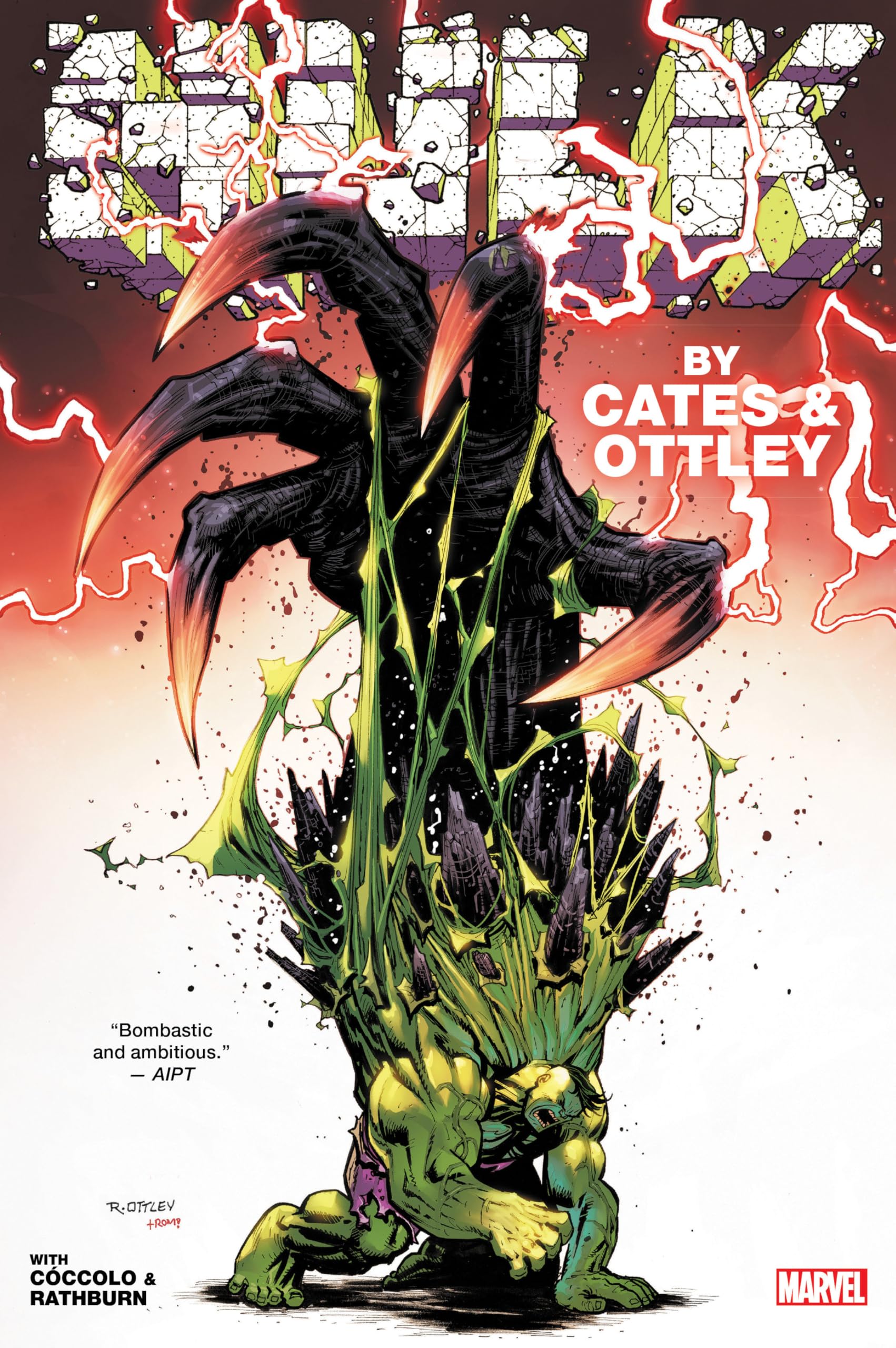 Cover of Hulk By Cates & Ottley Omnibus Ryan Ottley Titan Cover