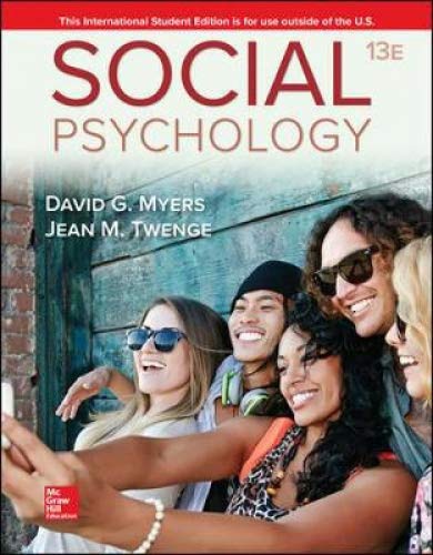 Cover of Loose-leaf for Social Psychology