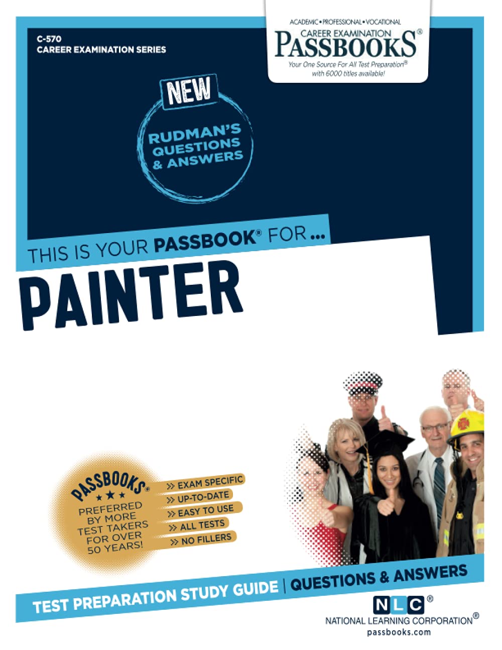 Cover of Painter (C-570): Passbooks Study Guide (570) (Career Examination Series)