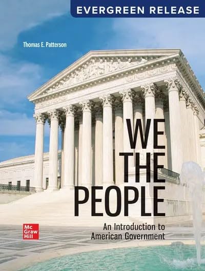 Cover of We the People an Introduction to American Government (2025 Release)
