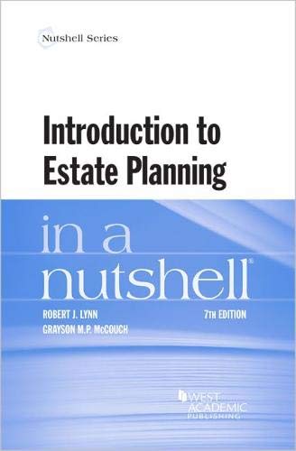 Cover of Introduction to Estate Planning in a Nutshell