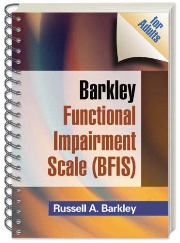 Cover of Barkley Functional Impairment Scale (Bfis for Adults)