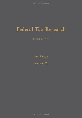 Cover of Federal Tax Research