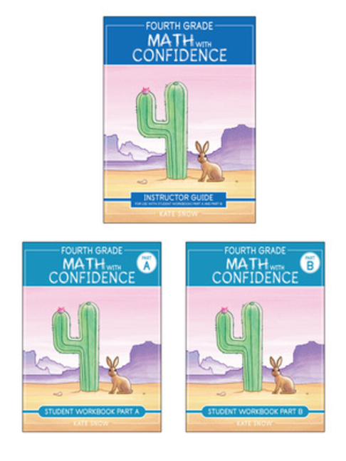 Cover of Fourth Grade Math with Confidence Complete Bundle