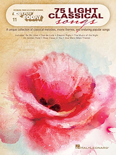 Cover of 75 Light Classical Songs: E-Z Play Today #11