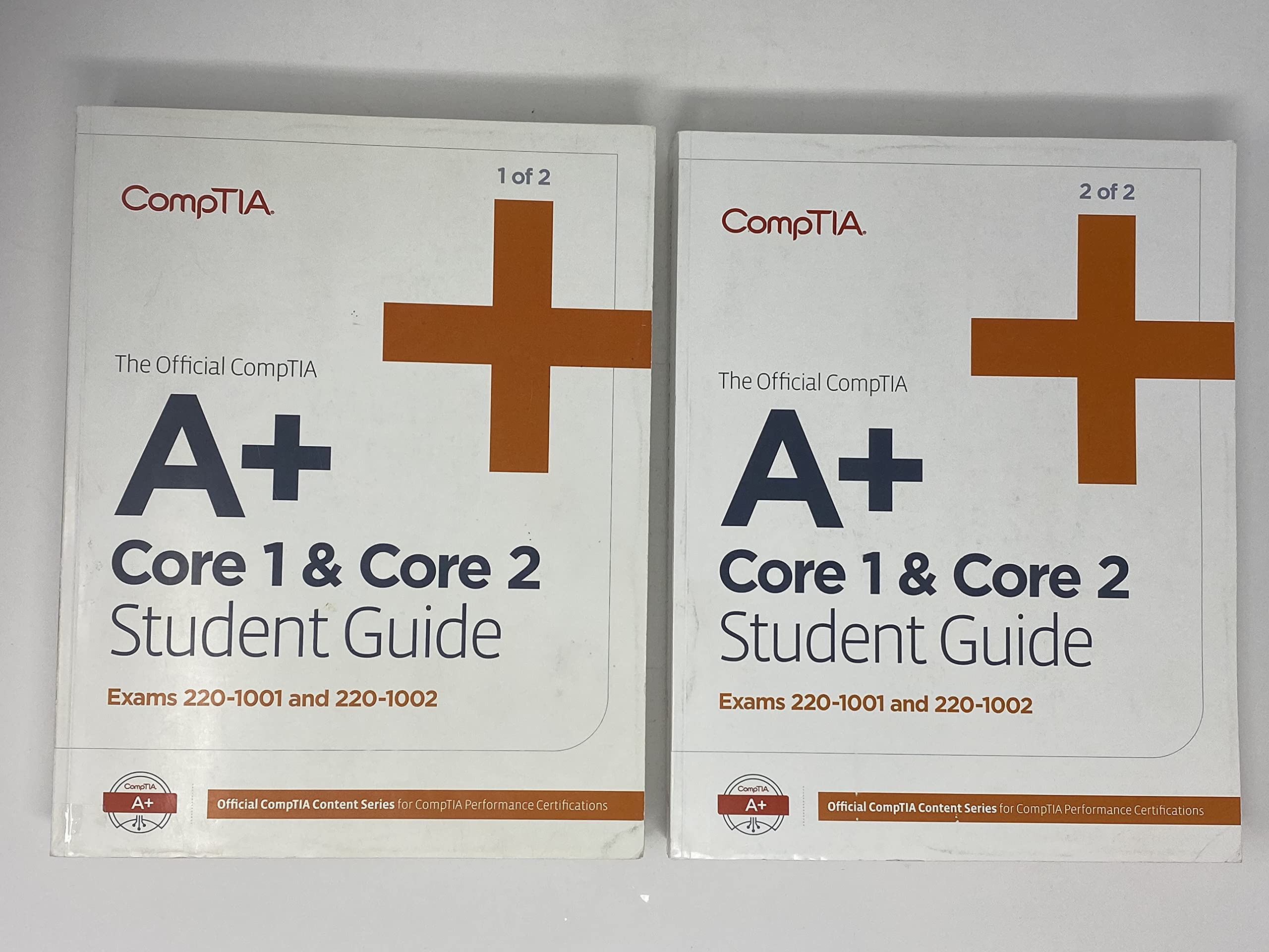Cover of The Official CompTIA A+ Core 1 and Core 2 Self-Paced Study Guides (Exams 220-1001 and 220-1002) Set