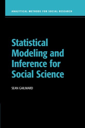 Cover of Statistical Modeling and Inference for Social Science (Analytical Methods for Social Research)