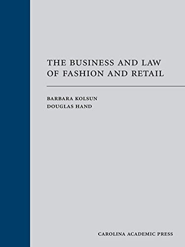Cover of The Business and Law of Fashion and Retail