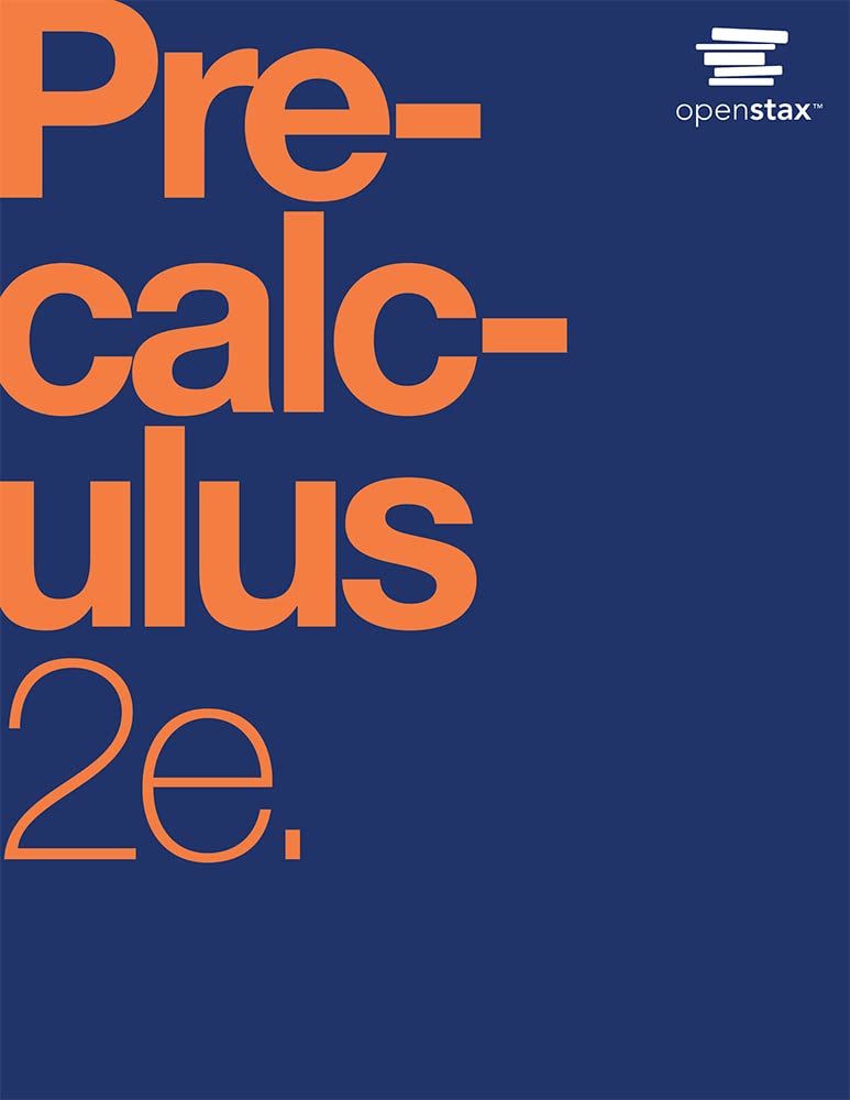 Cover of Precalculus 2e by OpenStax (Official Print Version, paperback, full color)