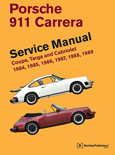 Cover of Porsche 911 Carrera Service Manual: 1984, 1985, 1986, 1987, 1988, 1989