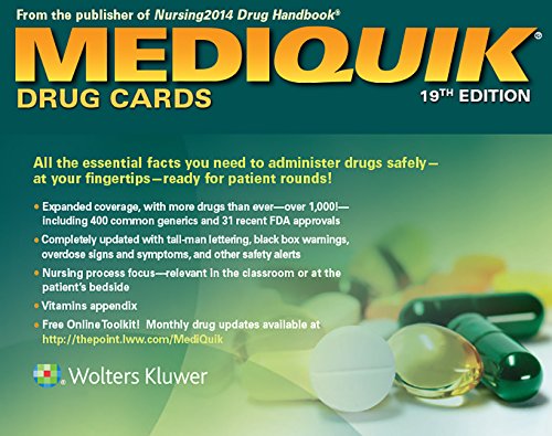Cover of MediQuik Drug Cards