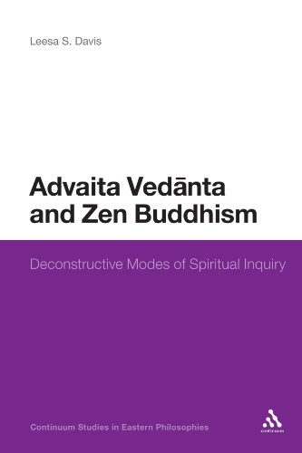 Cover of Advaita Vedanta and Zen Buddhism: Deconstructive Modes of Spiritual Inquiry (Continuum Studies in Eastern Philosophie)
