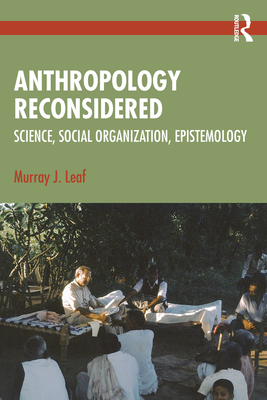 Cover of Anthropology Reconsidered: Science, Social Organization, Epistemology