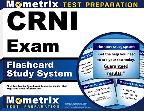 Cover of CRNI Exam Flashcard Study System: CRNI Test Practice Questions & Review for the Certified Registered Nurse Infusion Exam (Cards)
