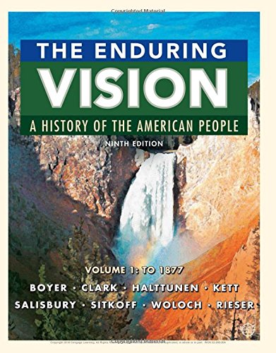 Cover of The Enduring Vision, Volume 1: To 1877