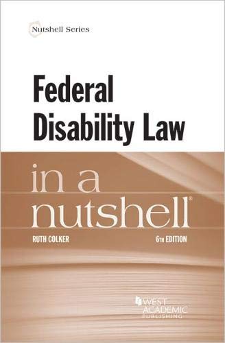 Cover of Federal Disability Law in a Nutshell