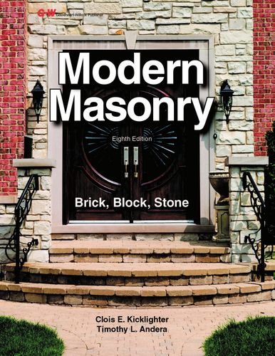 Cover of Modern Masonry: Brick, Block, Stone (Eighth Edition, Textbook)