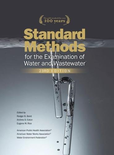 Cover of Standard Methods for the Examination of Water and Wastewater, 23rd Edition