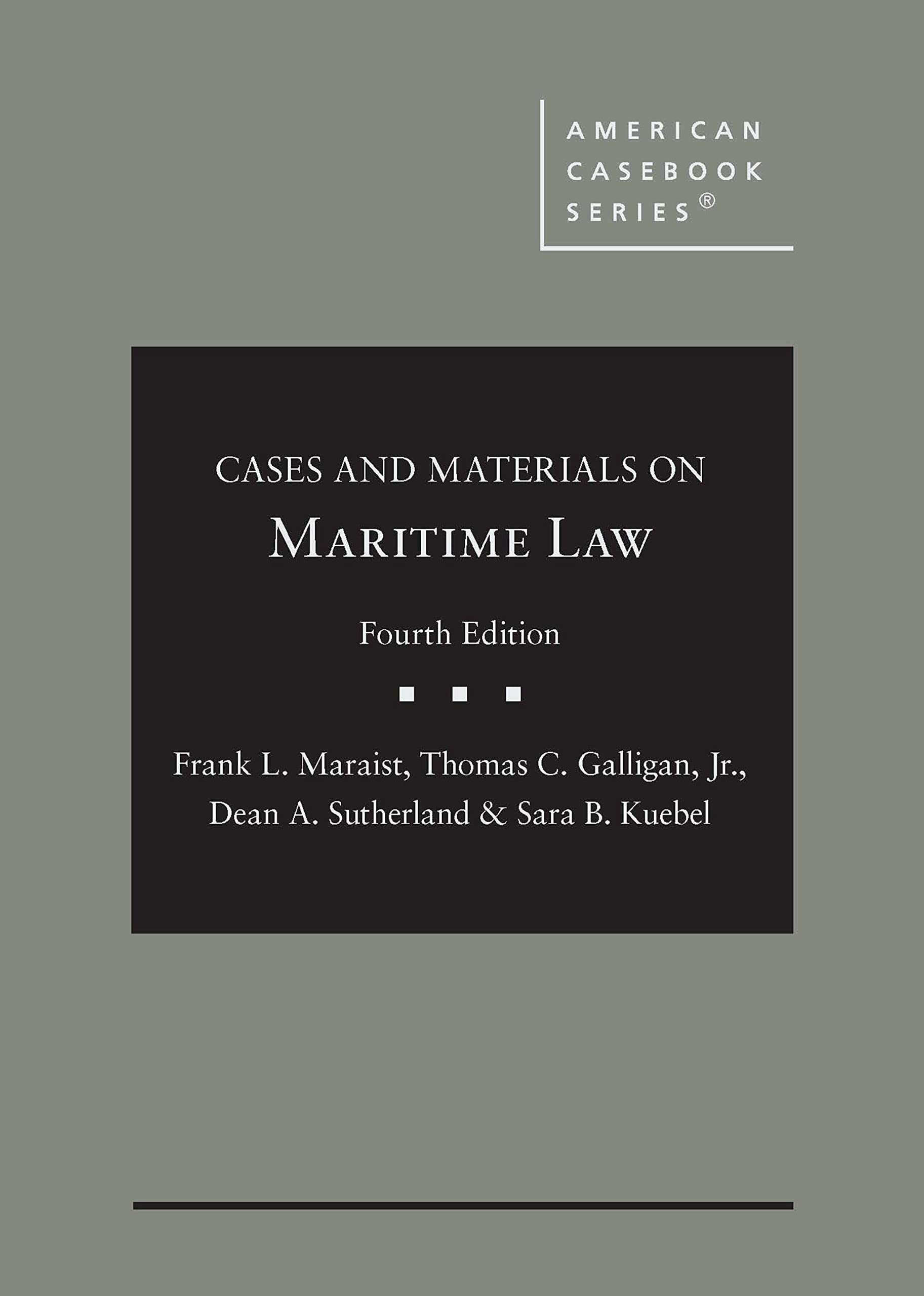 Cover of Maritime Law (American Casebook Series)
