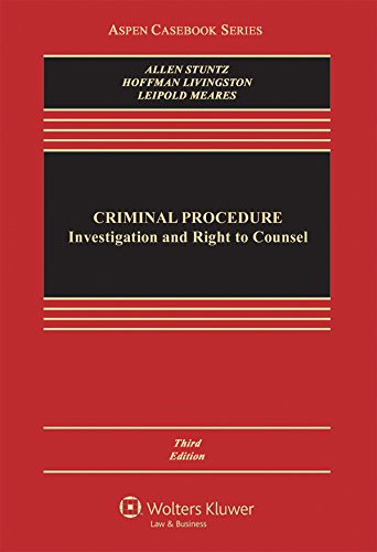 Cover of Criminal Procedure: Investigation and Right to Counsel