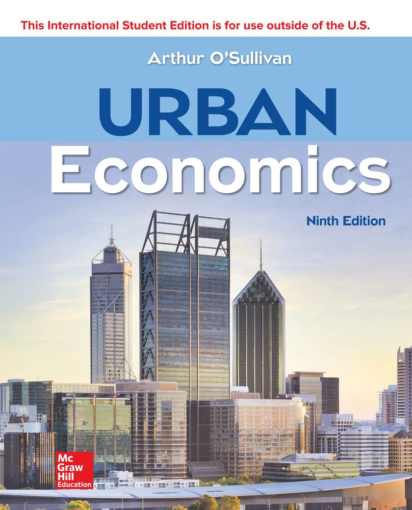Cover of ISE Urban Economics