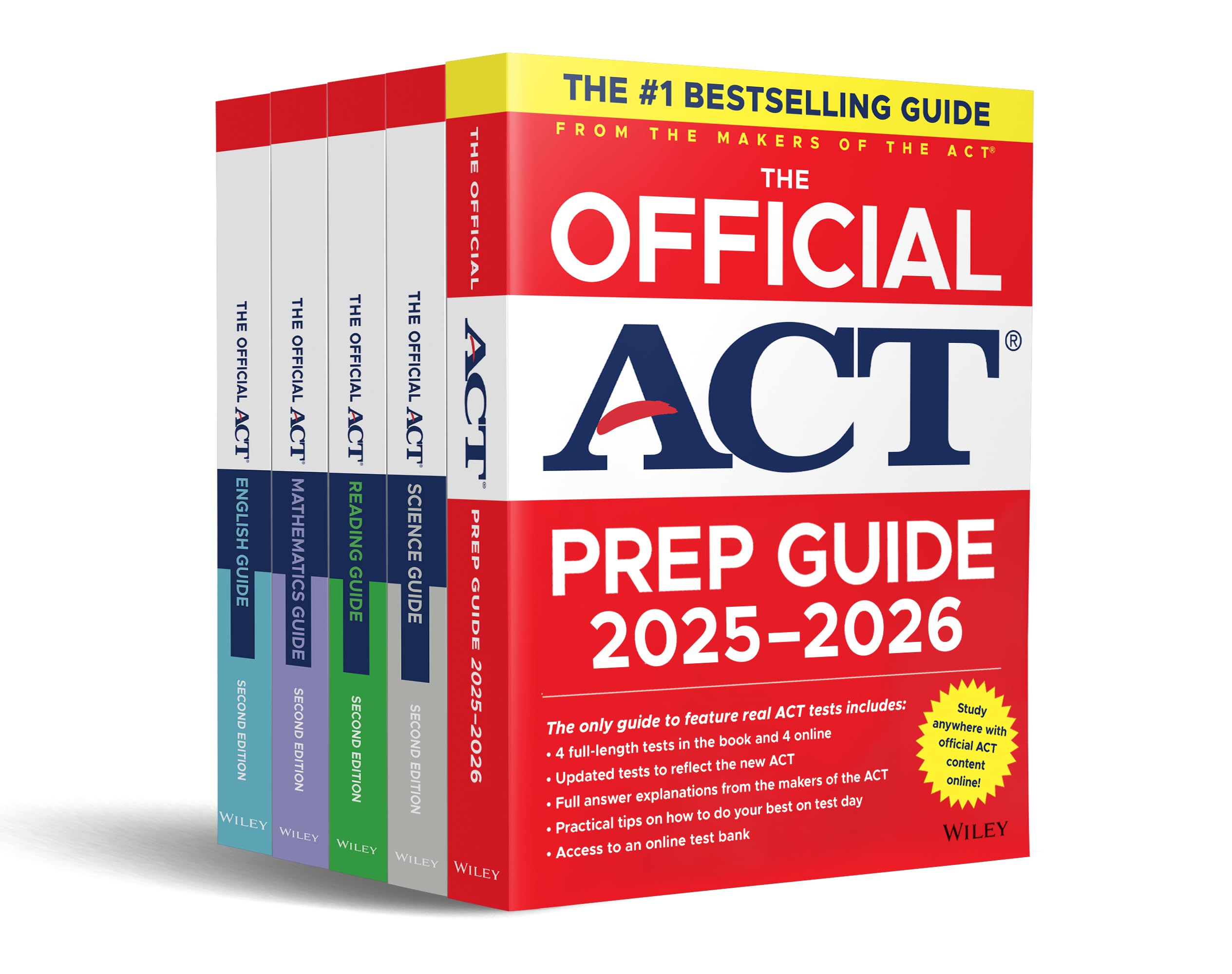 Cover of The Official ACT Prep & Subject Guides 2025-2026 Complete Set (Official Act Prep Guides)