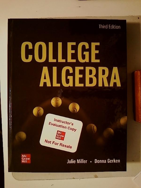 Cover of College Algebra