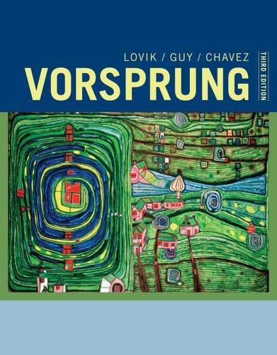 Cover of Student Activities Manual for Lovik/Guy/Chavez's Vorsprung: A Communicative Introduction to German Language and Culture, 3rd