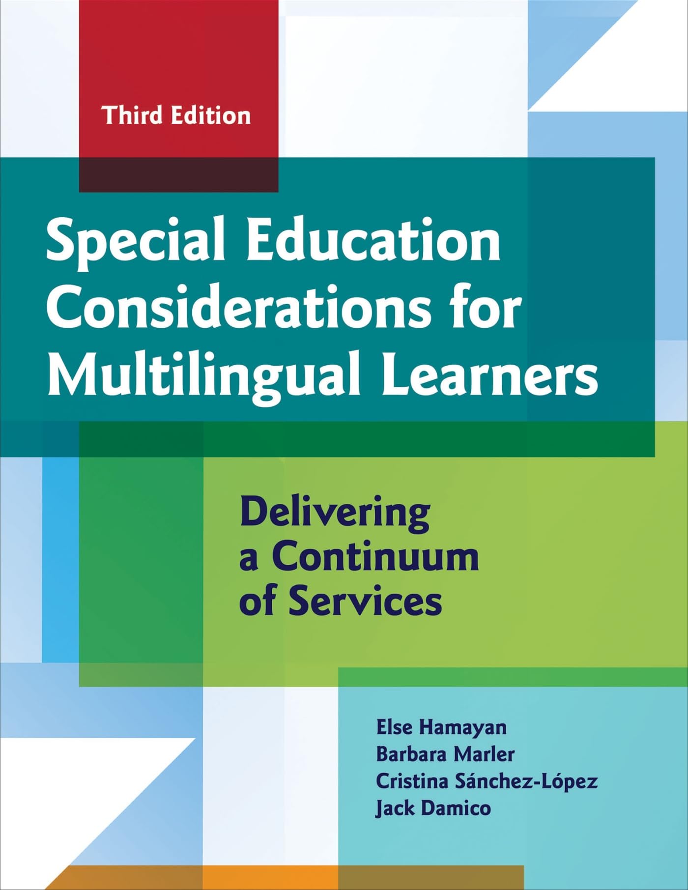 Cover of Special Education Considerations for Multilingual Learners: Delivering a Continuum of Services