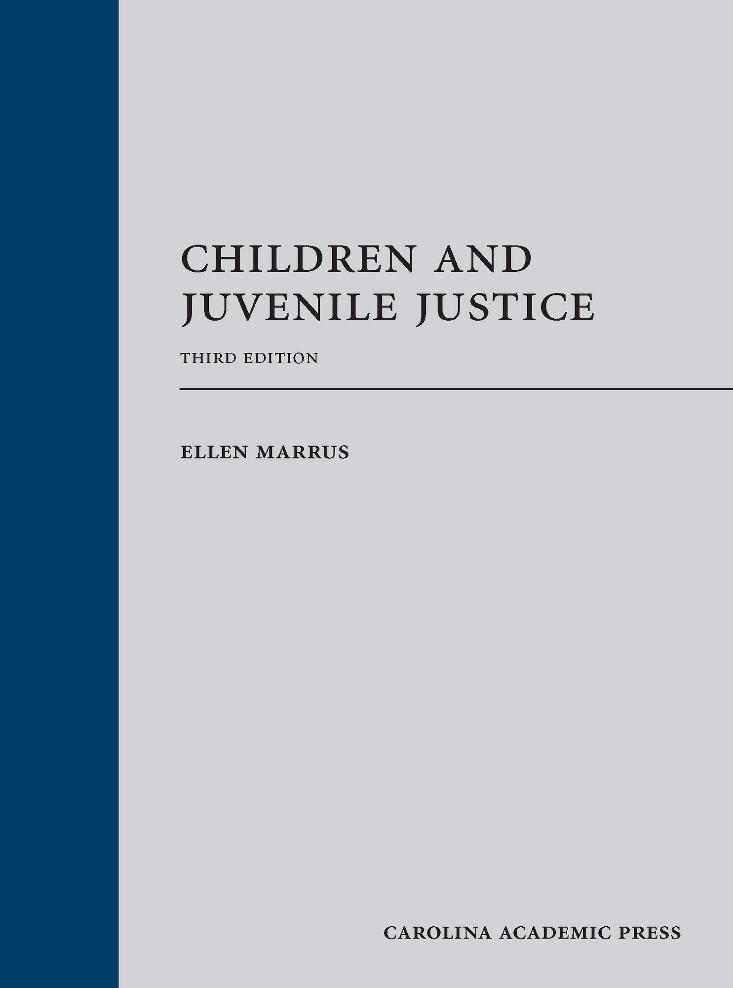 Cover of Children and Juvenile Justice