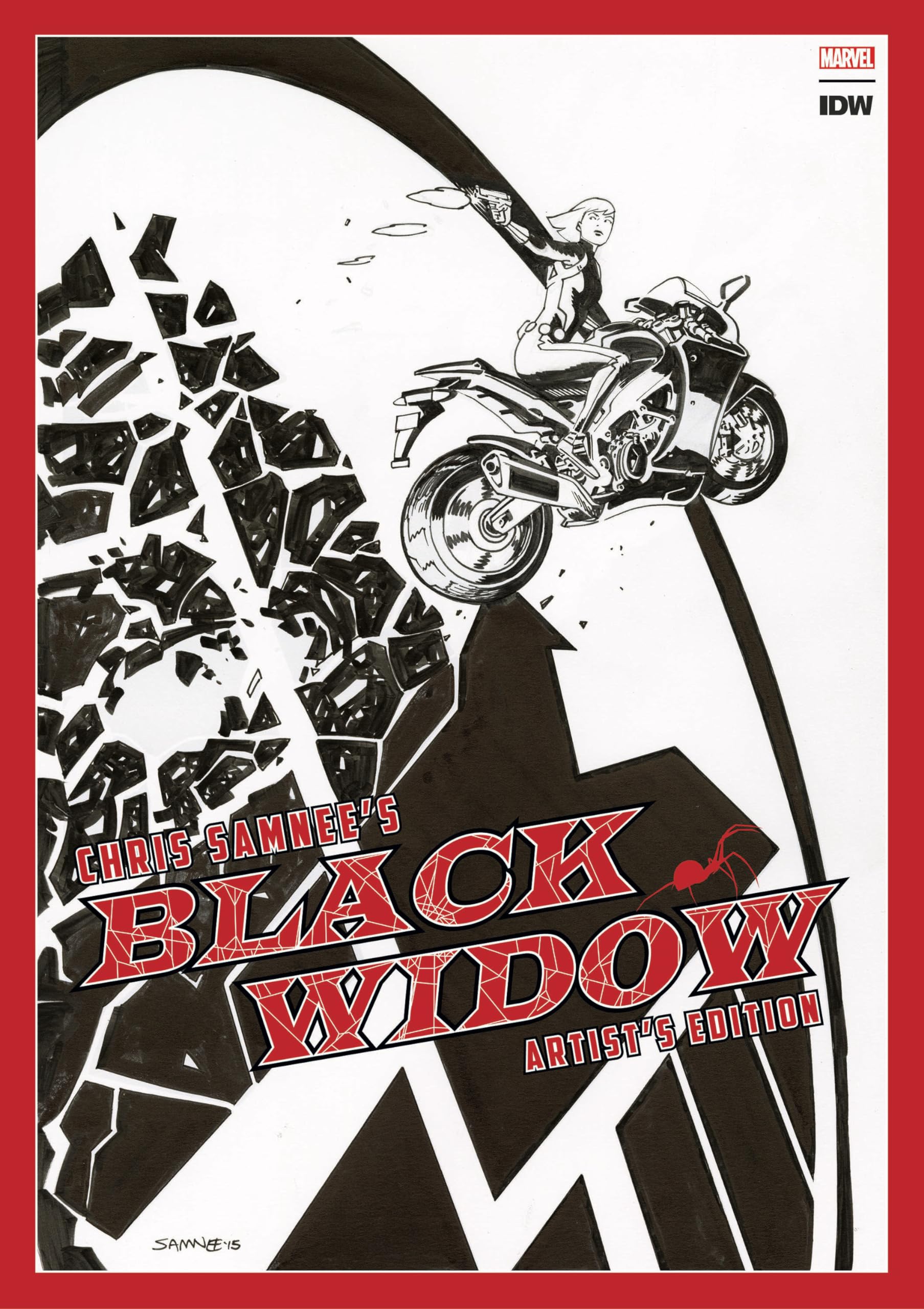Cover of Chris Samnee's Black Widow Artist's Edition