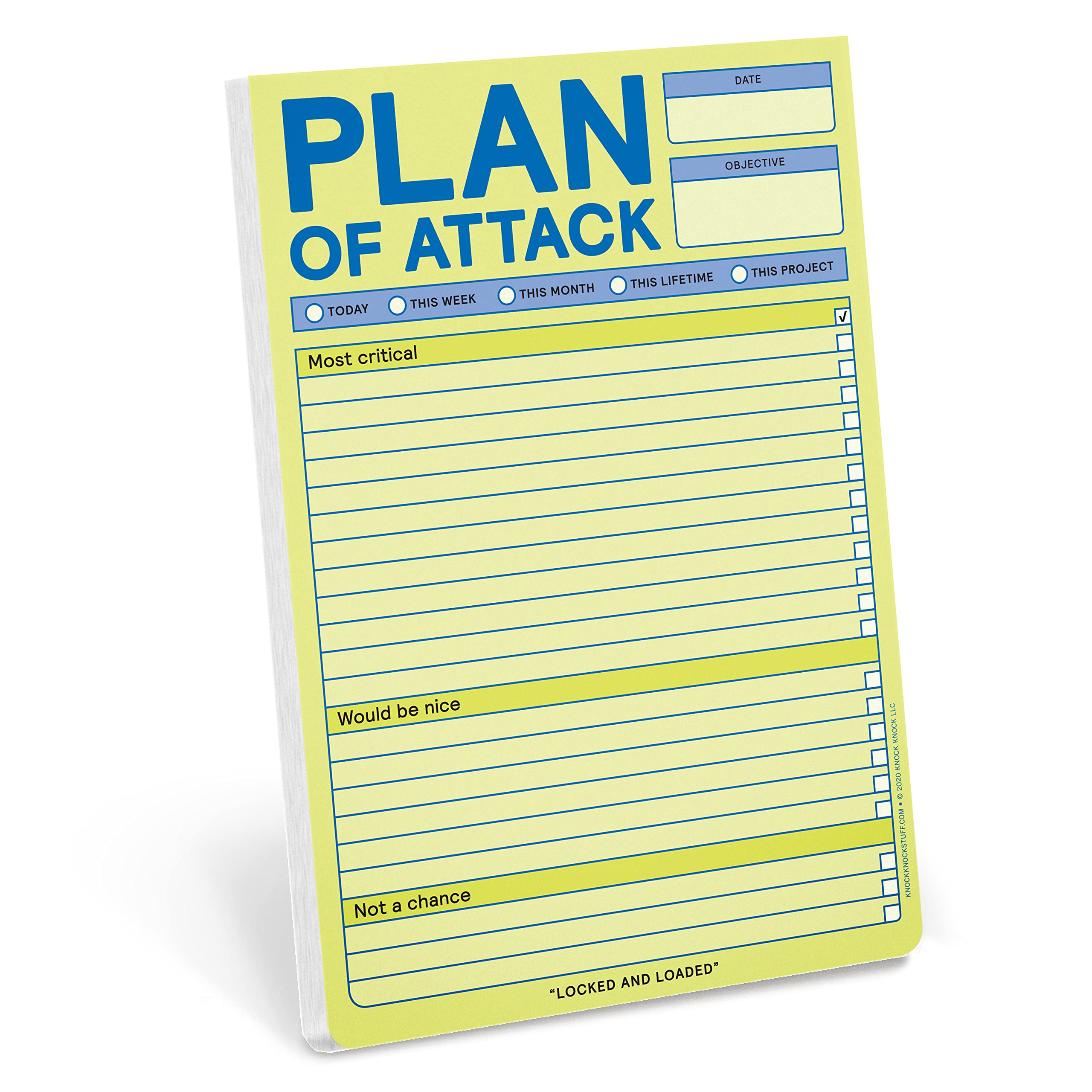 Cover of Knock Knock Plan of Attack Pad (Pastel Version)