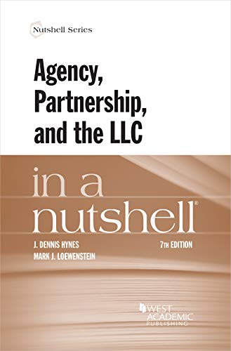 Cover of Agency, Partnership, and the LLC in a Nutshell (Nutshells)