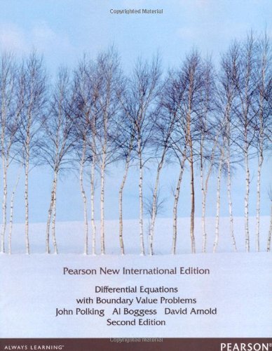 Cover of Differential Equations with Boundary Value Problems