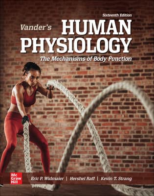 Cover of Loose Leaf Vander's Human Physiology